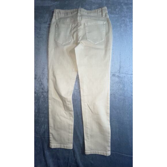 Boston Proper Beige Jeans Sequins Women’s‎ Size 6 - Picture 4 of 8